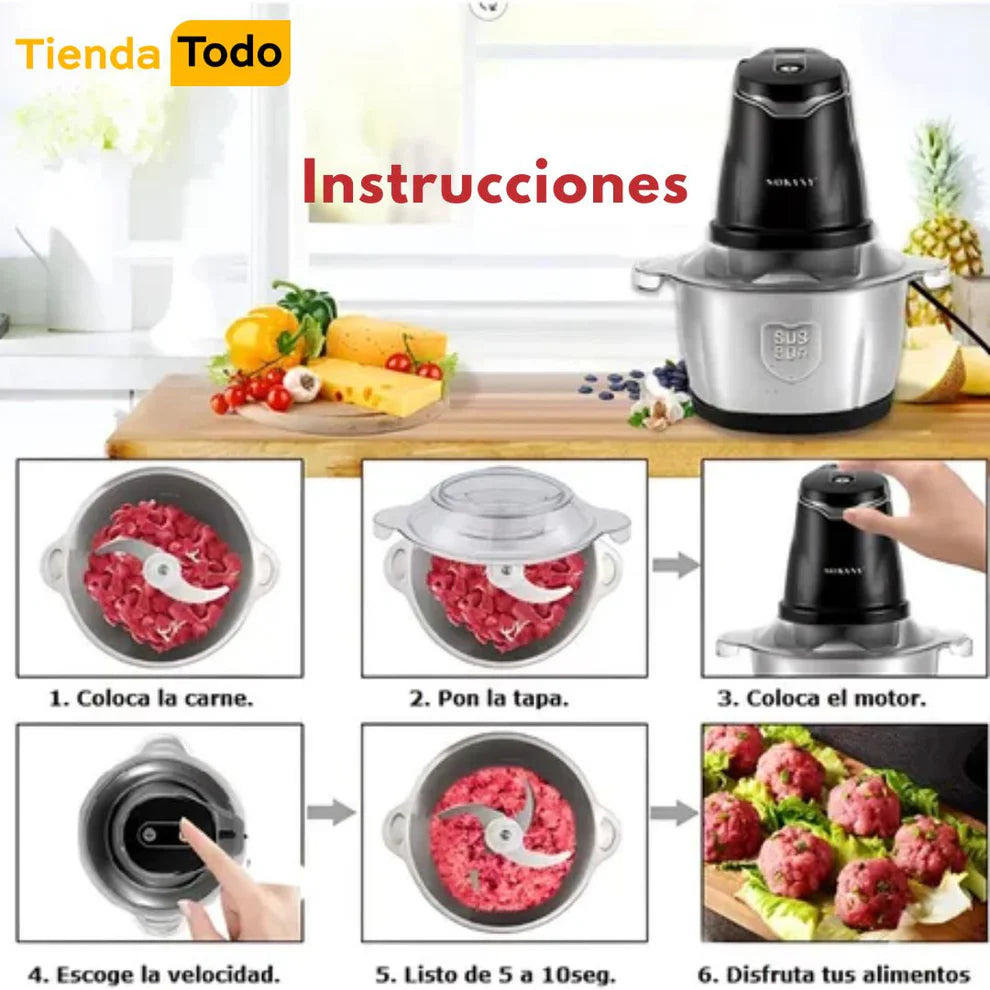 ¡FACILITA TU DIA A DIA EN LA COCINA! - PICADOR DE CARNE Y ALIMENTOS