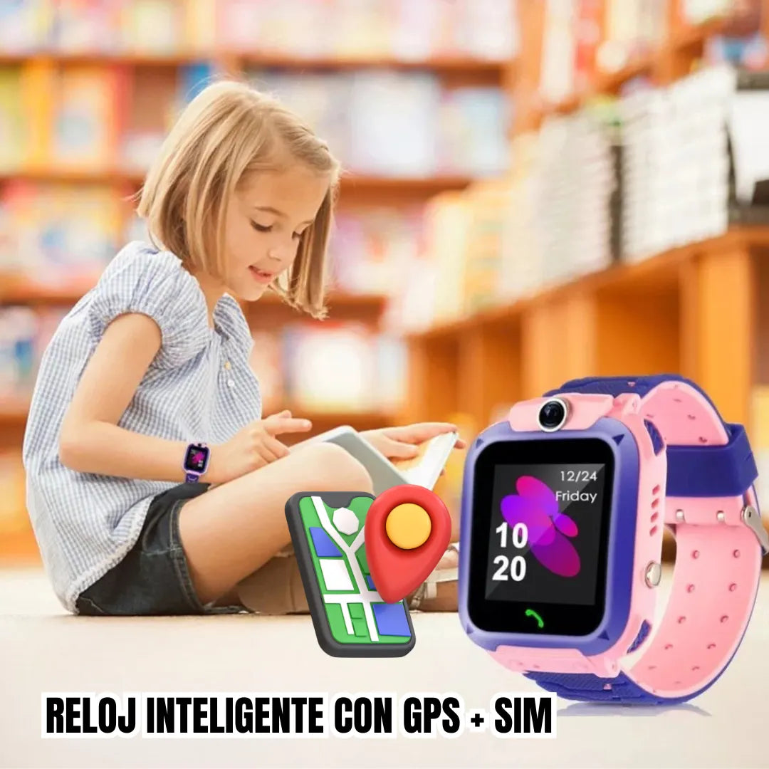 SafeKid® - Reloj Inteligente para Niños con GPS y SIM