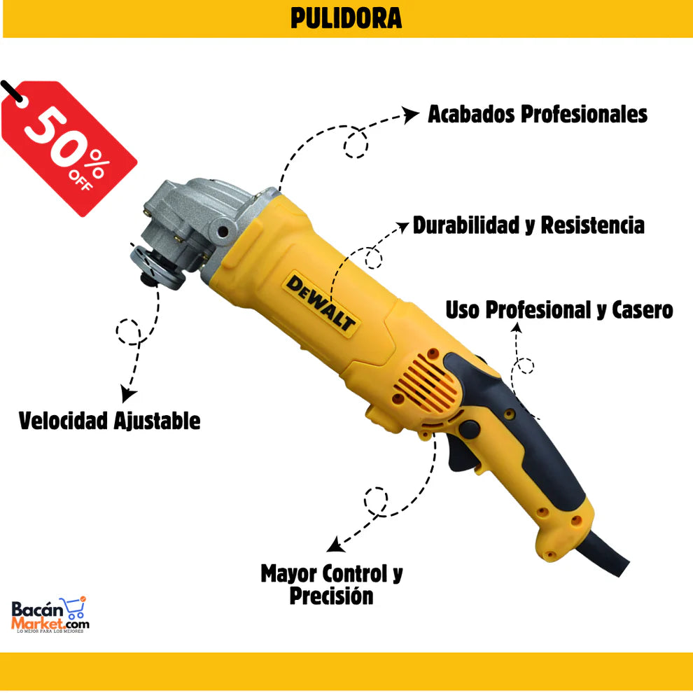 Combo taladro percutor y pulidora - El Kit que todo hombre necesita con el 50% de descuento