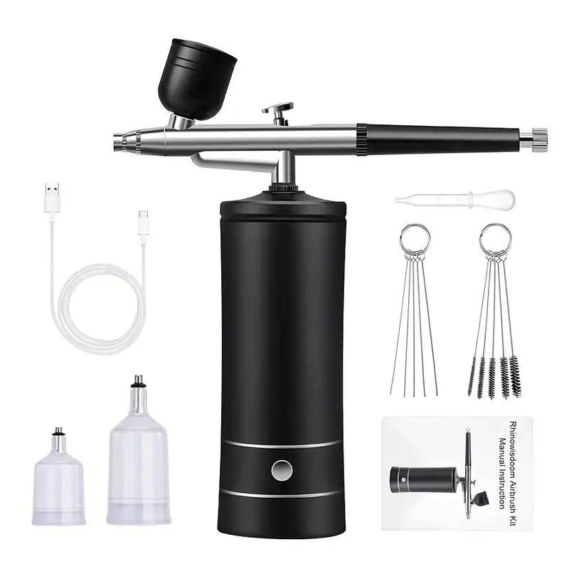 AERÓGRAFO PORTÁTIL MULTIUSOS CON COMPRESOR