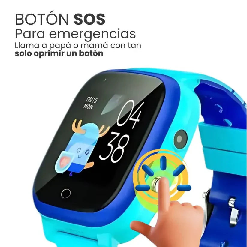 SafeKid® - Reloj Inteligente para Niños con GPS y SIM