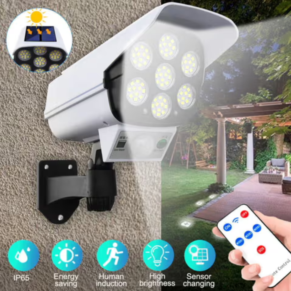 Lámpara Luz Solar Led™ - Panel Solar con Sensor