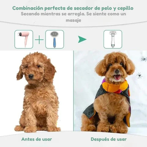 ( 2 en 1 ) CEPILLO SECADOR DE MASCOTA™ 🐶