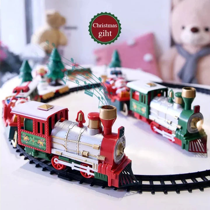 Tren Navideño Flotante ✨ MAGIC RAIL 🚂 (Flota alrededor del árbol y fácil de instalar)