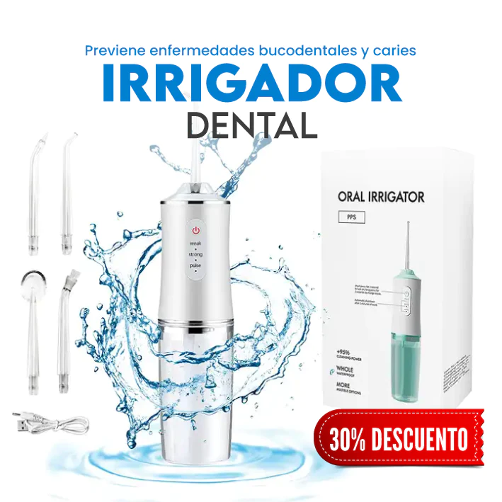 Irrigador Dental Recargable Eléctrico®