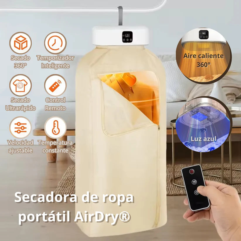 AirDry® - Secadora de ropa portátil ultra silenciosa