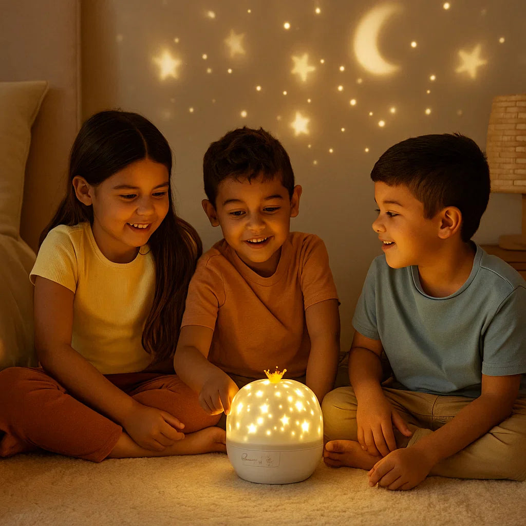 MagicDreams™ – Proyector Infantil 360° con Películas Temáticas.