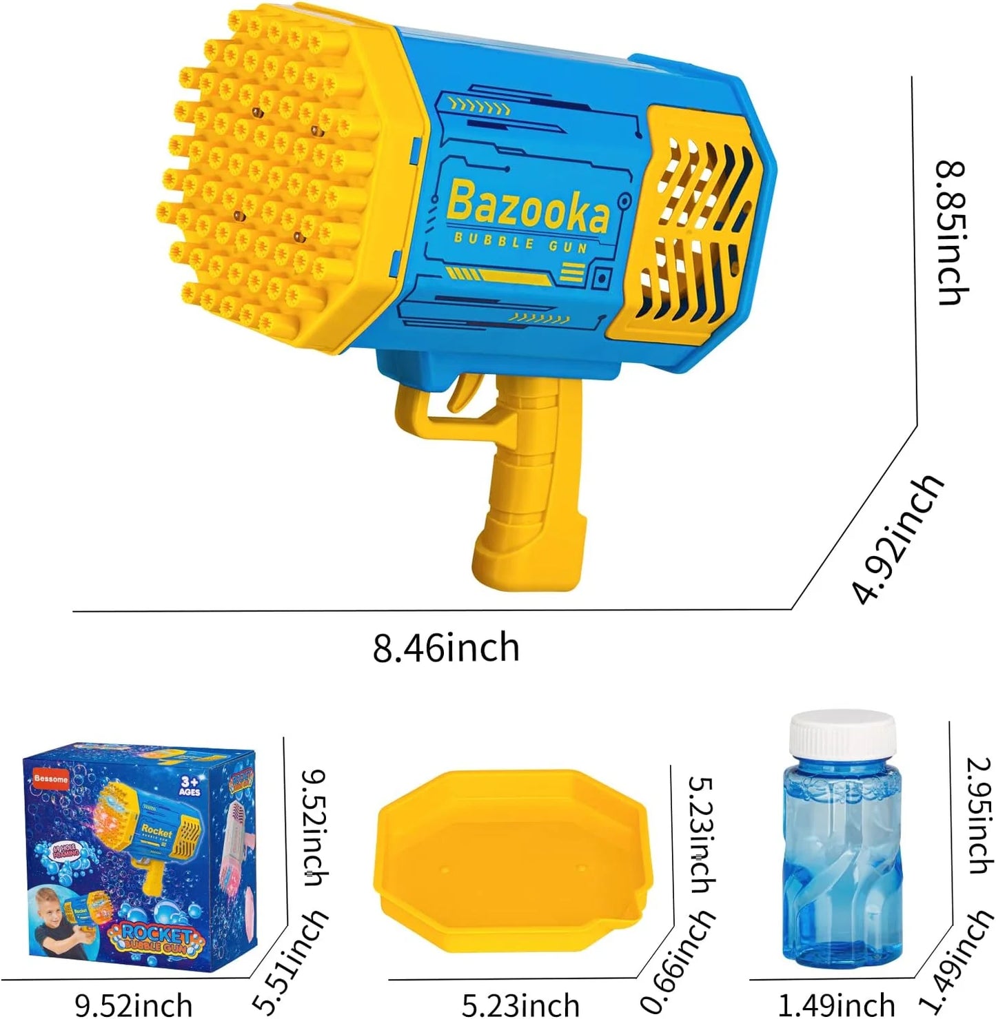 Bazooka - Pistola de Burbujas™ 🫧
