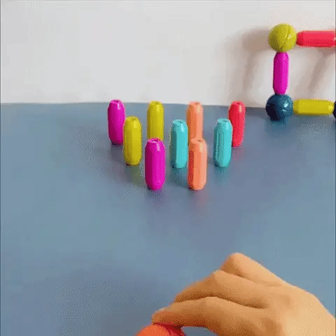 Bloques Magnéticos Didácticos 3D | Aprende y Crea Construcciones Increíbles