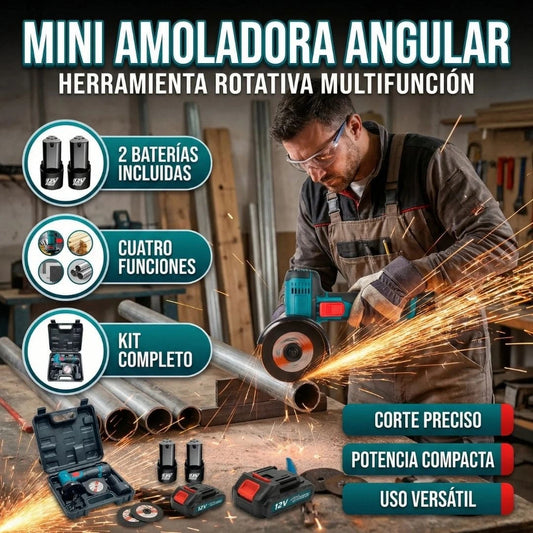 Torque X® - Mini Amoladora Angular Portatil