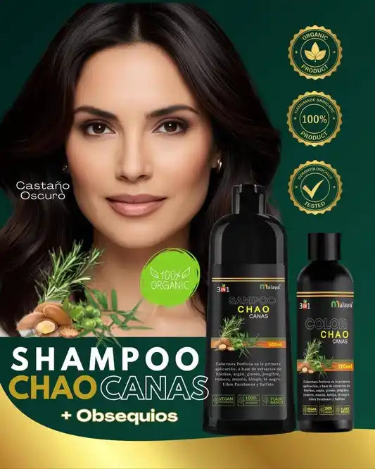 SHAMPOO CHAO CANAS + TRATAMIENTO 3 EN 1