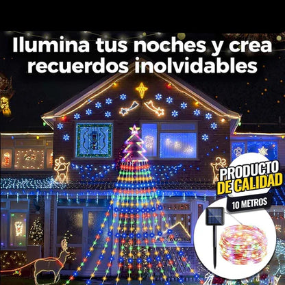 🎄Luces de Navidad Con Panel Solar 100LED🎄