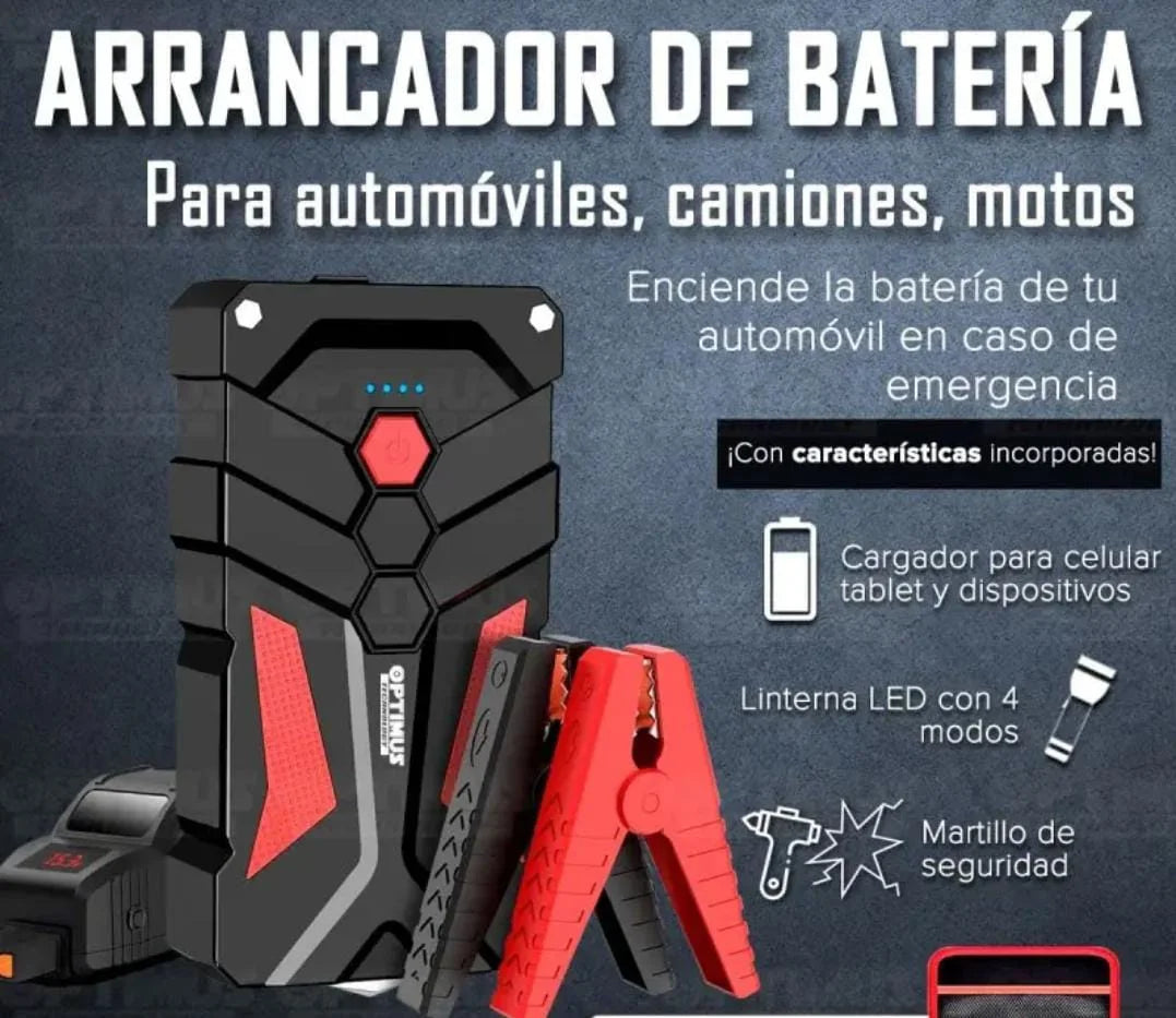 PowerKick™ - Iniciador y Cargador de Batería 🚘