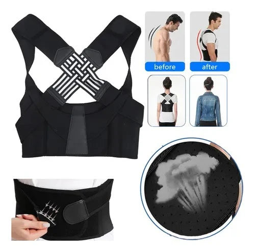 CorrectFlex™ - Chaleco Corrector De Postura Ortopedico