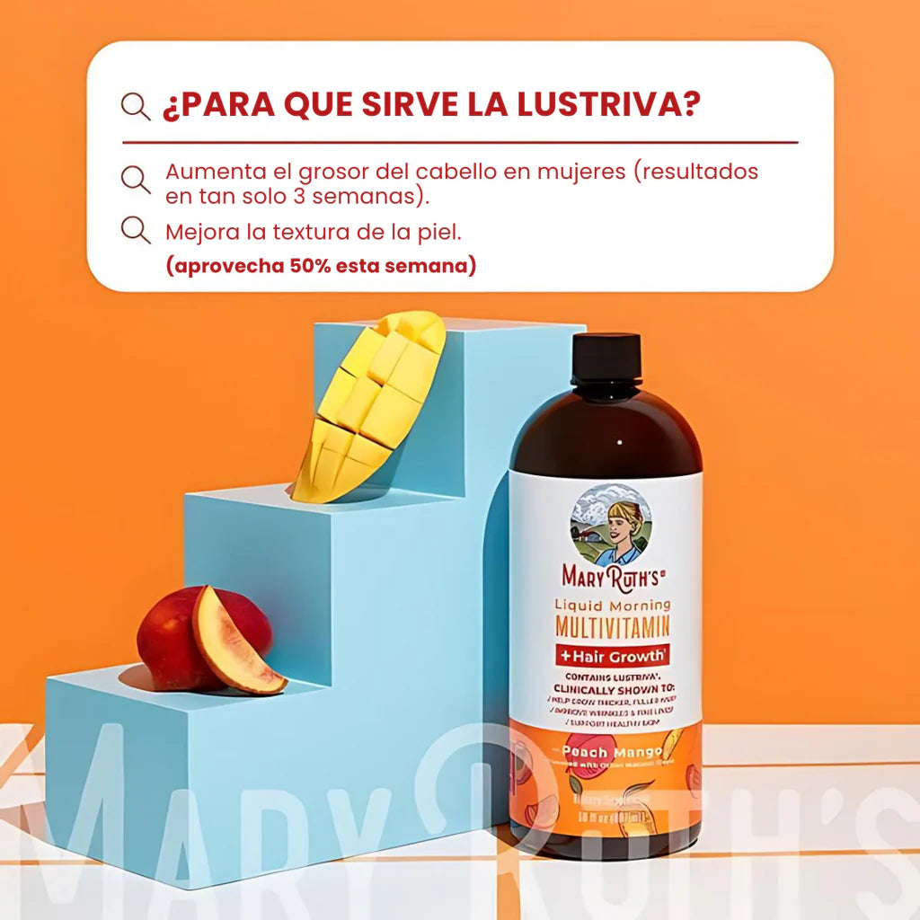 Multivitamínico Mary Ruths líquido + Lustriva®