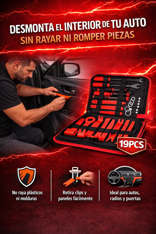 🔧 Kit Profesional de Desmontaje 19pcs