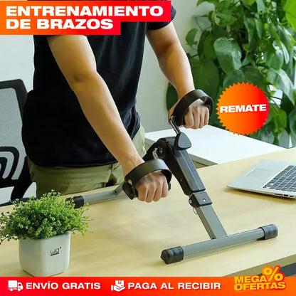 Bicicleta Estática con Pantalla Y Fuerza Ajustable