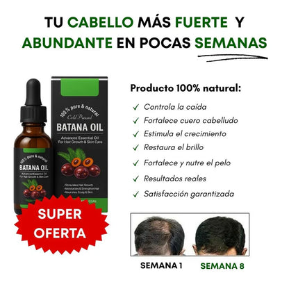 2X1 ACEITE DE BATANA OIL | Tratamiento Restauracion Capilar , 100% puro romero y batana natural