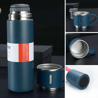 ThermoVacuum™ - Termo Portátil + 3 Tazas 500ml