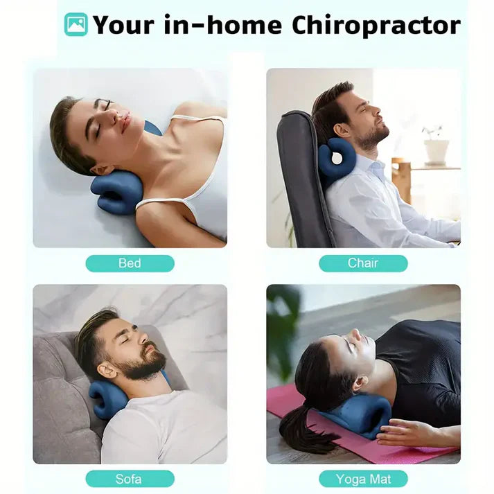 CerviConfort™ - Almohada Ergonómica Cuello y Cervical