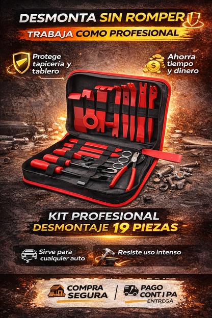🔧 Kit Profesional de Desmontaje 19pcs