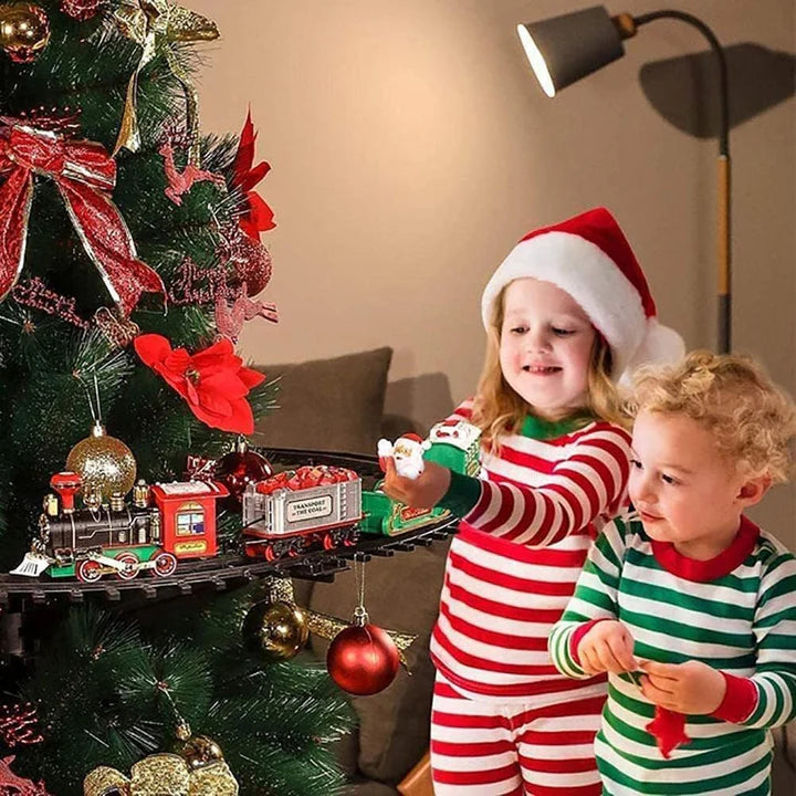 Tren Navideño Flotante ✨ MAGIC RAIL 🚂 (Flota alrededor del árbol y fácil de instalar)