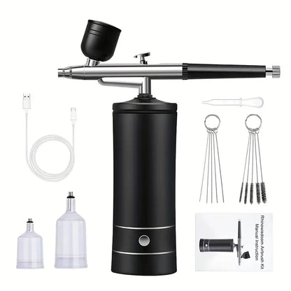 AERÓGRAFO PORTÁTIL MULTIUSOS CON COMPRESOR