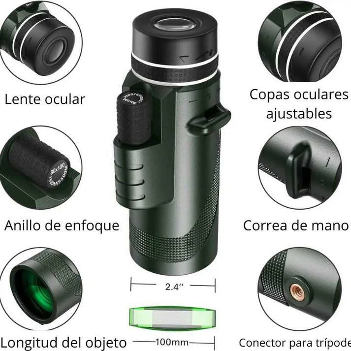 ClearVision Pro® - Telescopio portátil con vision nocturna