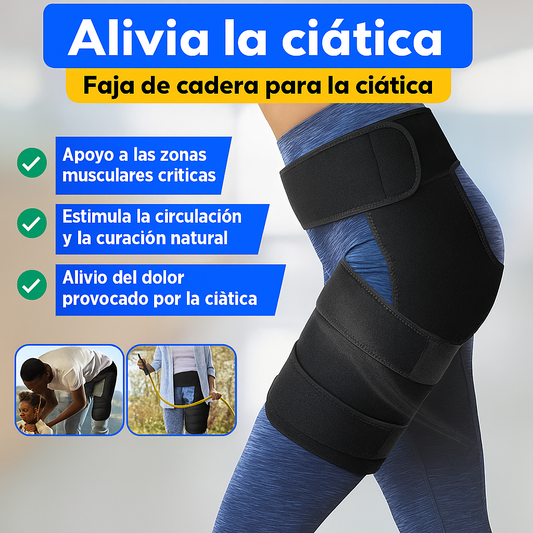 🩺 Faja de Cadera para Ciática – Tu alivio confiable contra el dolor lumbar