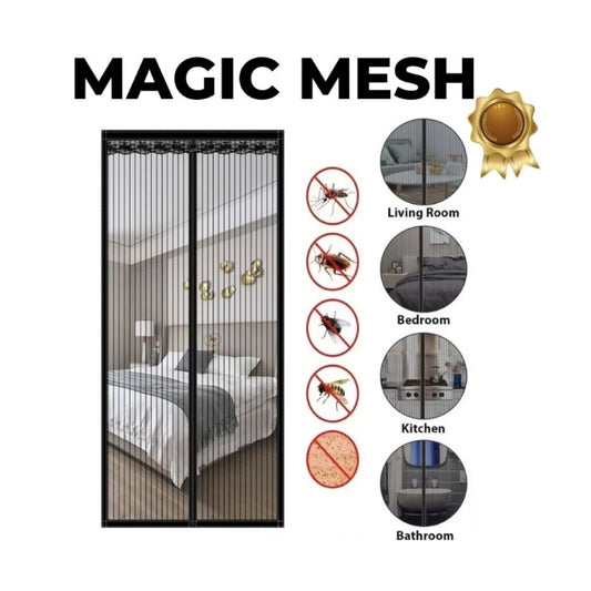 Magic Mesh® Cortina Mosquitera Cierre Magnético Manos Libres