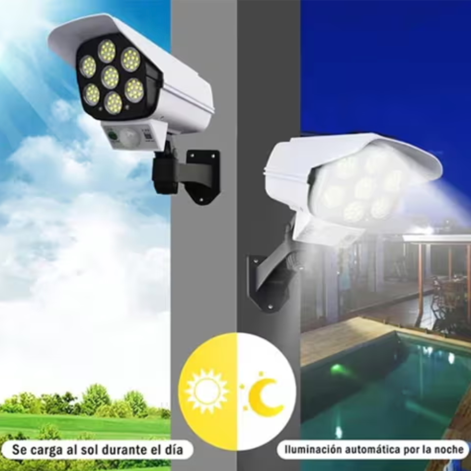 Lámpara Luz Solar Led™ - Panel Solar con Sensor