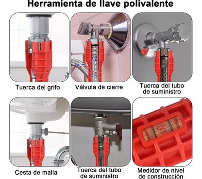 AquaTool™ - Llave de Plomería Universal