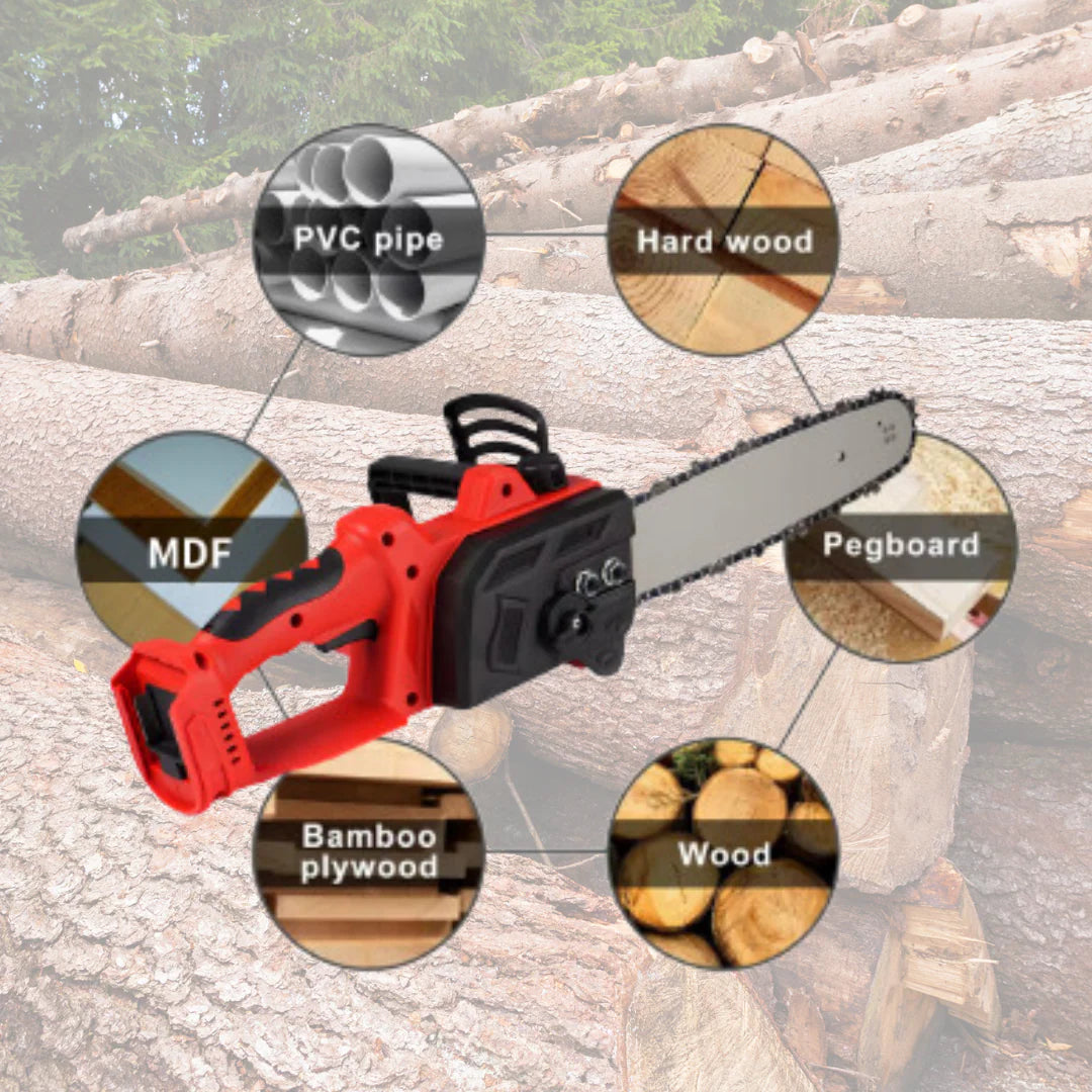 WoodCut® Motosierra Eléctrica "12 Pulgadas"