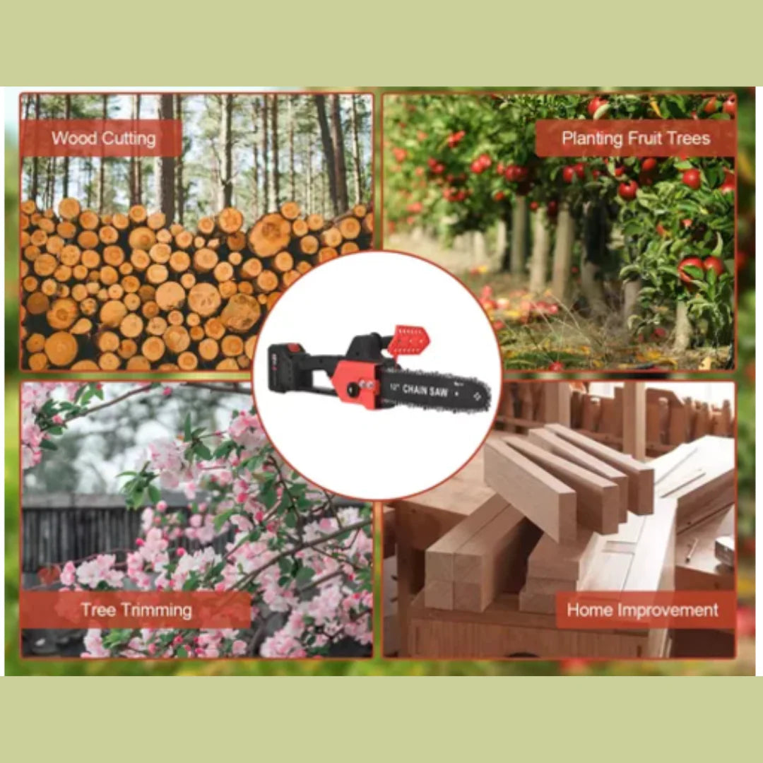 WoodCut® Motosierra Eléctrica "12 Pulgadas"