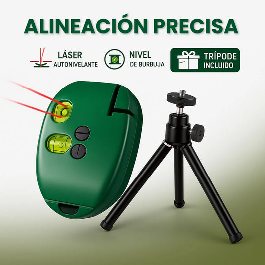 Nivel Laser Magnético 90 Grados Ángulo Alfa ® + Trípode GRATIS
