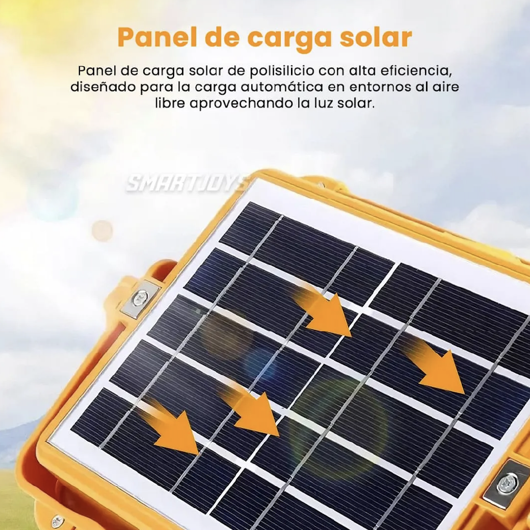 Ledvance™ - Reflector Solar Portátil Recargable 200w™ 4 Modos de Uso