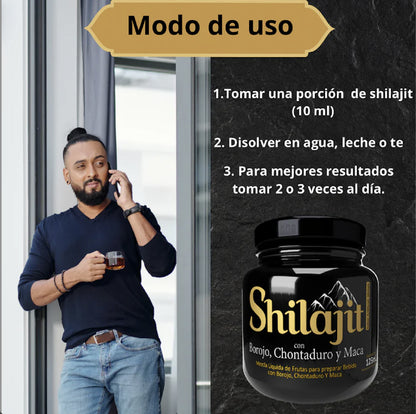 Shilajit Organica Original del Himalaya