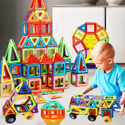 🧩 MAGNETIC WORLD – Set de Bloques Magnéticos 2D (30 piezas)