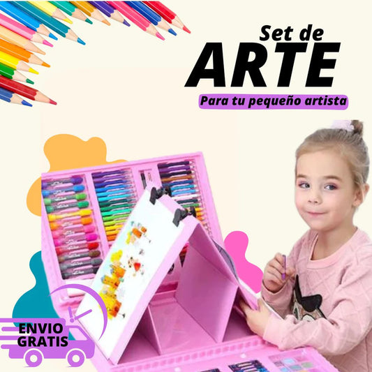 Set de Arte 208 Piezas Portátiles™🎨