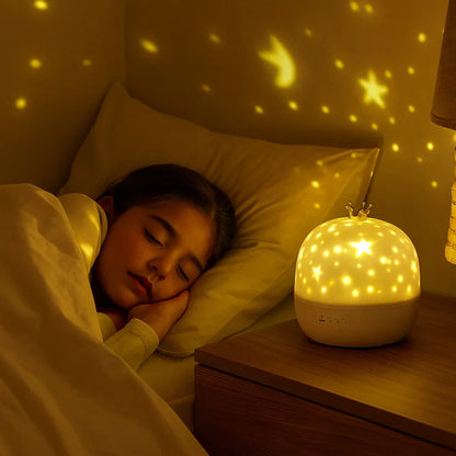 MagicDreams™ – Proyector Infantil 360° con Películas Temáticas.