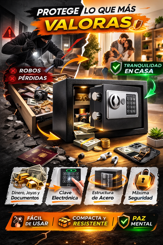 CAJA FUERTE DE SEGURIDAD ELECTRÓNICA