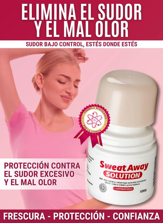 Sweat Away Solution - Desodorante para eliminar el sudor