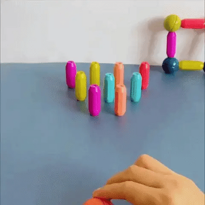 Bloques Magnéticos Didácticos 3D | Aprende y Crea Construcciones Increíbles