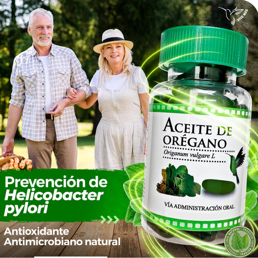El Antibiótico Natural Más Poderoso - Aceite de Oregano 1500Mg / 100 Cps